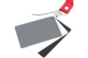 Gray Card White Balance Card 18% Exposed Photo Card Camera Checker Video, DSLR, Film Custom Calibration Creative