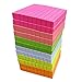 Creatiburg Sticky Note Pads 1200 Sheets Lined 3x3 inches Office Self-Stick Notes 12 Pads 6 Bright Colors Easy Post Individually Wrapped Carton Packaging Office Supplies Gift Set