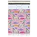100 Pack 10x13 Pink Unicorn Poly Mailers Shipping Envelopes Bags with Custom Designer Printed Boutique Pattern and Self Seal Adhesive Strip - Large Heavy Duty Waterproof 2.5Mil Bulk Combo