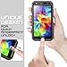 Galaxy S5 Case, SUPCASE [Heavy Duty] Samsung Galaxy S5 Case [Unicorn Beetle PRO Series] Full-body Rugged Case with Built-in Screen Protector (Black/Black), Dual Layer Design + Impact Resistant Bumper