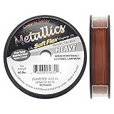 Soft Flex Best Beading Wire Copper Color .024 Inch - 30 Feet