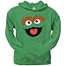 Sesame Street Oscar The Grouch Face Hoodie