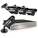 ZOSI FULL TRUE 1080P Home Surveillance Camera System, 4 Weatherproof 1080P 2.0MP HD Security Cameras,8 Channel 1080P HD-TVI 4-IN-1 CCTV DVR Recorder, 120ft night vision, NO Hard Drive