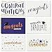 Juvale Graduation Cards Bulk Assortment - 36 Pack Congratulations Greeting Cards with Envelopes 4x6, 6 Designs - 2025 Graduation Party Supplies