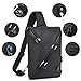 beyle Sling Bag, Shoulder Bag Chest Shoulder Backpacks Bags Fashion Crossbody Triangle Rucksack for Hiking or Multipurpose Daypacks for Man Women Lady Girl Teens(Balck)