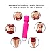 Electric Wand Massager Rechargeable with 8 Powerful Speeds and 20 Patterns Multi-speed Wand, Wireless, Power Wand Massager for women (Pink)