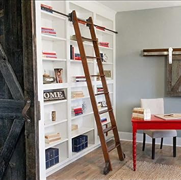 Rolling Library Ladder Kits Sliding Library Ladders