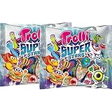 Trolli Super Stars Gummies Pack of 2 - Planet Glotzer Mini Burger worms etc Fruit Gum