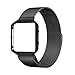 For Fitbit Blaze Bands, UMTELE Stainless Steel Milanese Magnetic Bracelet Replacement Band with Metal Frame for Fitbit Blaze Smart Fitness Watch Large Small
