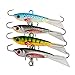 Goture Ice Fishing Jigs With Treble Hook Single Hook For Walleye Winter Fishing Lures ice jigging