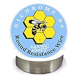 Kbee's 100 ft - 24 Gauge AWG Nichrome 80 Resistance Wire 100’ Length