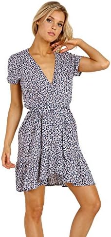 Auguste The Label Daisy Love Wrap Mini Navy