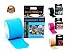 Kinesiology Tape - Downloadable Kinesiology Taping Instructions (Finger Print tape) Professional Quality - 2 in. x 16.4 ft Uncut Rolls - Water Resistant Tape - Sport Tape - Kinesio Tape - Blue
