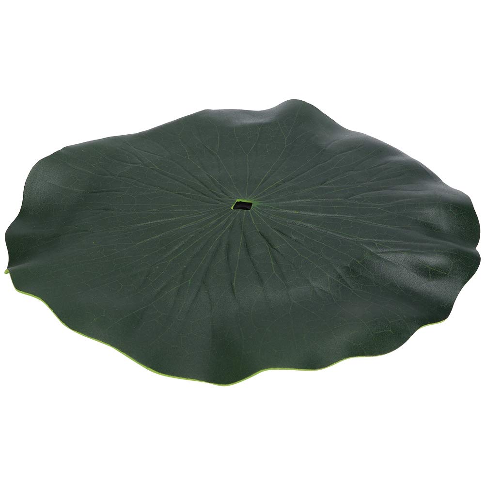 Changor Lotus Leaf Floating Tray,Bird Bath Fountain Perfect Decoration Plastic for Watering Solar Fountain Garden Pool Garden Decoration