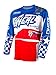 O'Neal 0028-816 Element Afterburner Unisex-Adult Jersey (Blue/Red, XX-Large)