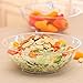 Set of 3 | 10-inch Vista Plastic Serving bowls, Salad and Snack Bowl, for Side Dishes, Round