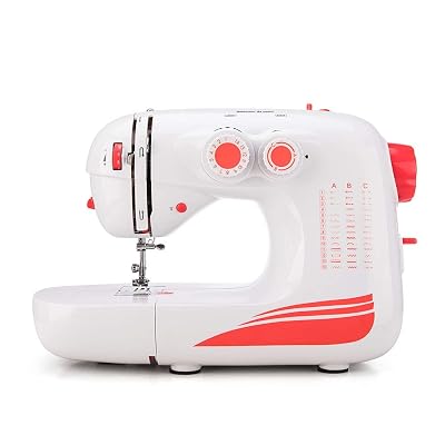Sewing Machine by Elmish 42 Stitches, LED Sewing Light, Variable Speed Foot Pedal - Electric Household Sewing Machines with 42 Built-in Stitch