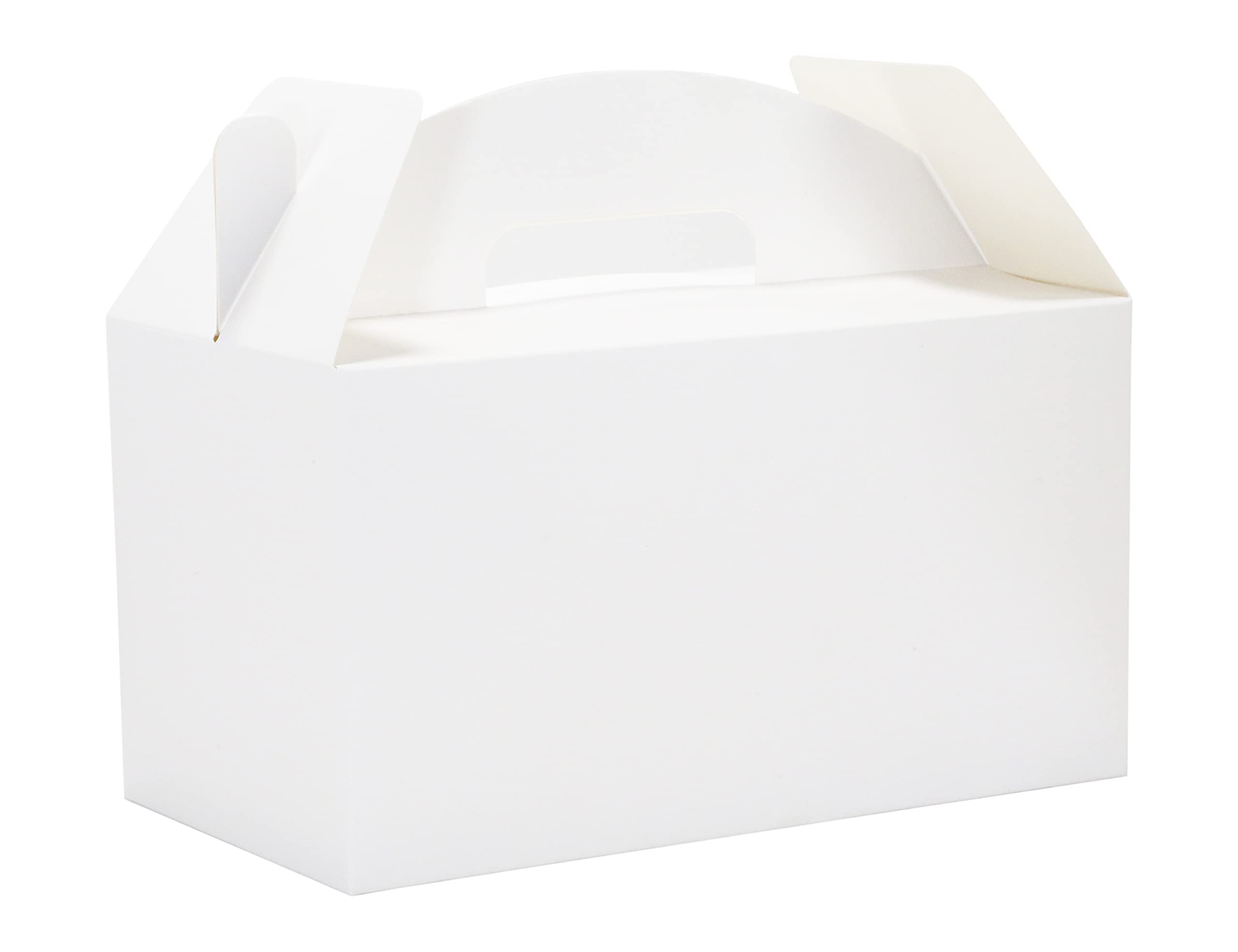 Photo 1 of HUAPRINT 30 Pack White Gift Boxes,9.45x5x5 inches Treat Gable Box For Party Favor Goodie Birthday Baby Shower Wedding Christmas