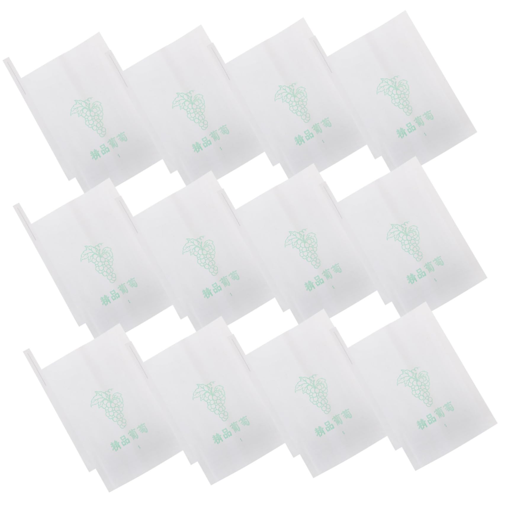 CAXUSD 100pcs Grape Protection Bags Nursery Grow Bags for Fruit Packaging Mothproof and Sun Protection for Enhancing Fruit Quality and Increasing Yield