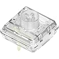 Kailh Custom Crystal Low Profile V2 Switch for Leverless Controller(20pcs) Compatible with Haute42 M(Plus) Series/T Series/R16/U16/P12 (Transparent)