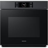 SAMSUNG Bespoke 30" Single Wall Oven with AI Pro Cooking Camera, Matte Black Steel, NV51CG700SMTAA