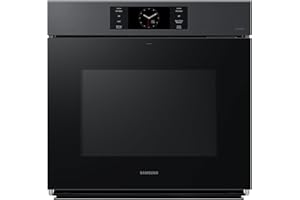 SAMSUNG Bespoke 30" Single Wall Oven with AI Pro Cooking Camera, Matte Black Steel, NV51CG700SMTAA