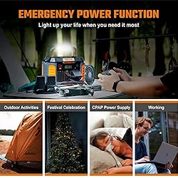 BALDR Portable Power Station 330W, 288Wh Emergency