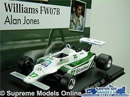 Amazon アラン ジョーンズfw07 Car Model Formula One 1 Racing 1 43サイズ1980 T34q ミニカー モデルカー おもちゃ