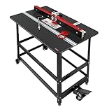 Woodpeckers Precision Woodworking Tools PRP-4-V2420 Premium Router Package with 27 x 43 x 3/4 Thick Commercial Grade Phenolic Router Table For Porter Cable 7518 and 7519