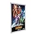 SnapeZo Movie Poster Frame 27x40 Inches, Silver 1.2 Inch Aluminum Profile, Front-Loading Snap Frame, Wall Mounting, Premium Series