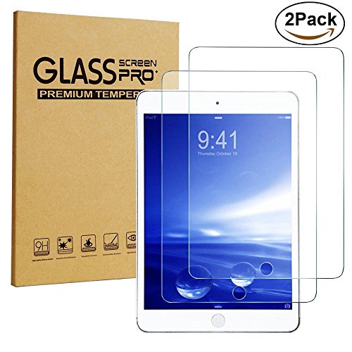 iPad Air / Air 2 / Pro / New iPad 9.7 Screen Protector, [2-Pack] Sincase Clear iPad Air 2 Tempered Glass Screen Protector 9H Glass Film Cover for iPad Air / Air 2 / Pro 9.7 Inch / New iPad 9.7 2017