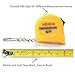 HEIKIO 3-Pack Measuring Tape 6 Feet (2 Meters), with Belt Clip and Key Chain, Metric and Inch Scale, Clear Mark for DIY and Daily Family Use - Locking Mini Tape Measure