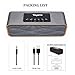 Yoyamo Portable Bluetooth Speakers Wireless Speaker with Super Bass Stereo sound for Smart Phones, Tablet, PC(Grey)