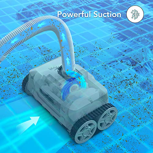 AIPER SMART Automatic Suction Pool Vacuum Cleaner, 360° Rotatable Wall