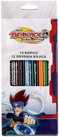 Beyblade 11-3913 - Lápices de Colores, 12 Unidades en Caja: Amazon.es: Juguetes y juegos
