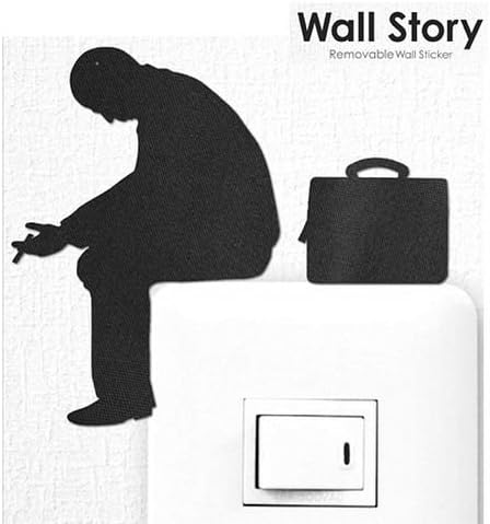 Amazon Wall Story ウォールストーリー ウォールステッカー Ojisan さぼり Ws O 07 東洋ケース ウォールステッカー オンライン通販