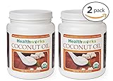 Healthworks Coconut Oil Organic Cold Pressed, 32 Ounce