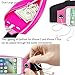 smartlle Fanny Pack, Running Belt, Waist Bag/Holder for Women & Men for iPhone Xs Max, XR, XS/X, 8/7/6s Plus, 6/SE, Samsung Galaxy S10/S9/S8 +/ Note 9/8, Moto, LG, Pixel. Gym Workout Fitness Gear Pink