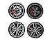 Luxury Car Wheels Coaster Set- 4 Piece Set - Neoprene for Drinks