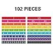 SpriteGru 102pcs Magnetic Fraction Percent Tiles, Classroom Educational Kit