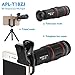 Cell Phone Camera telephoto Lens, 18X Zoom Telephoto Universal Clip On Lens Kit for iPhone 8/7/6S/6 Plus/5/4,Samsung, Android and Other Phones