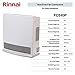 Rinnai FC510P Ventless Propane Heater, Energy-Efficient Space Heater with Programmable Thermostat