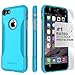 iPhone 8 Case and 7 Case, SaharaCase Protective Kit Bundle with [ZeroDamage Tempered Glass Screen Protector] Rugged Protection Anti-Slip Grip [Shockproof Bumper] Slim Fit - Oasis Turquoise