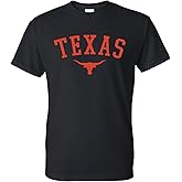 Texas Graphic Tee– Vintage Western Crewneck T-Shirt – Unisex Cowboy Style Top, 50/50 Cotton/Poly