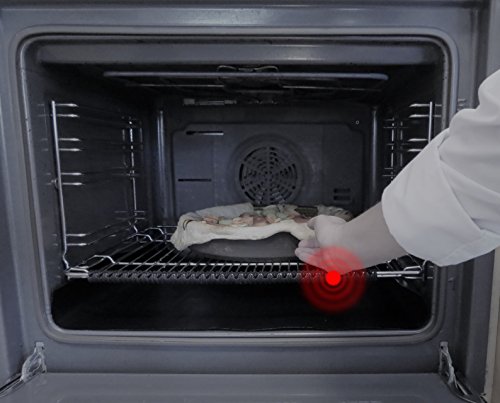 IDEALI Oven Protector Set: 2 Non-Stick Oven Liners + FREE 2 Oven Rack Guards| Quality BPA-Free, Easy 2 Clean & Dishwasher Safe| Top Liner Kit For Electric, Gas, Grill, Microwave and Toaster Ovens. - Thumbnail 6
