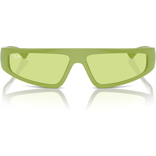 Amazon.com: Ray-Ban RB4431 Xan Sunglasses, Apple Green/Green  display picture 1