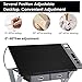 Tangkula Drafting Table Art & Craft Drawing Desk Art Hobby Folding Adjustable w/Stool and Drawers Craft Station (Black with 2 Drawers)