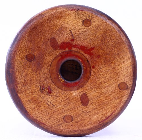 River City Clocks 60 minute antique wood hourglass sand timer, 12-inch tall - Thumbnail 3