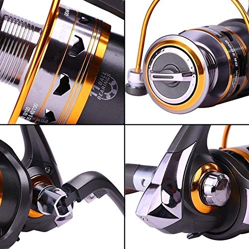 Bnt – Moulinet De Pêche à La Carpe En Métal Pour Bateau 11bb 5.2 : 1 Modèles 1000, 2000, 3000, 4000, 5000, 6000, 7000, 11bb Dk5000 Series