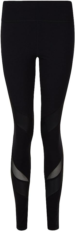 Sweaty Betty Women's Power Wetlook Mesh Run Leggings (Black) - XS